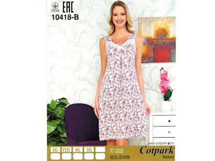 Ночная сорочка на лямках 10418в