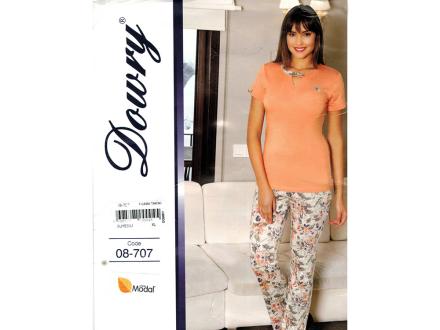 Домашний костюм футболка + брюки 08-707