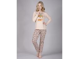 Домашний костюм футболка с длинным рукавом + брюки 29746