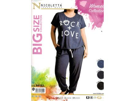 Домашний костюм футболка + брюки 84153