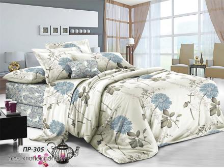 ПР-305 КПБ Райтекс Поплин 2,0 спальный (100%хлопок) 175*215 НА МОЛНИИ