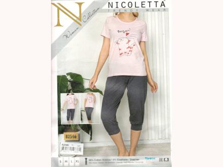 Домашний костюм футболка + бриджи 82546