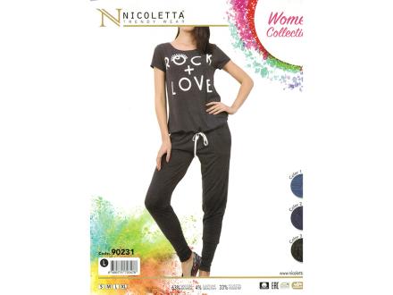 Домашний костюм футболка + брюки 90231