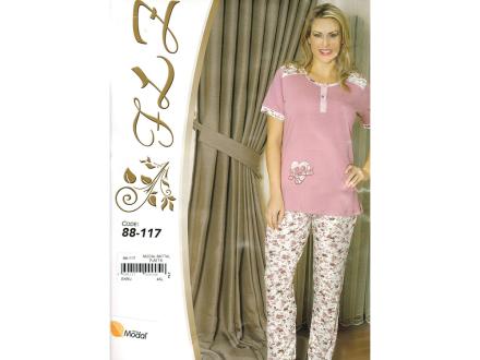 Домашний костюм футболка + брюки 88-117