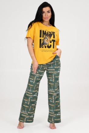 Домашний костюм футболка + брюки 2304КФ