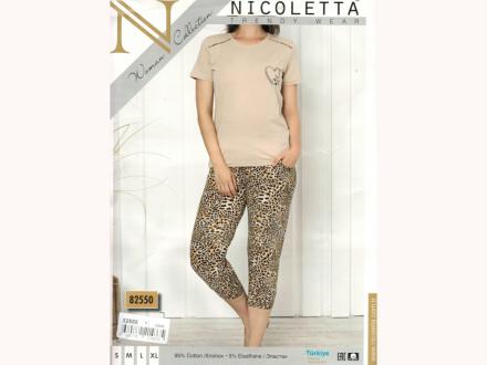 Домашний костюм футболка + бриджи 82550