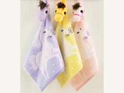 Салфетка Лошадь 36*36 с игрушкой ZXF788