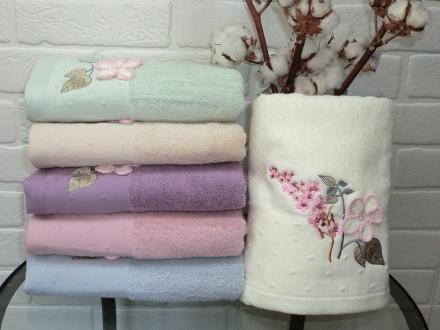 Полотенце Сирень 50*90 Китай