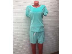 Домашний костюм футболка + шорты 8080ш