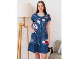 Халат на пуговицах Х-48