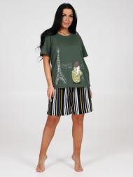 Домашний костюм футболка + шорты 821ш