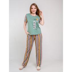 Домашний костюм футболка + брюки К-99