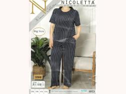 Домашний костюм футболка + брюки 32048