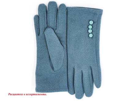 Перчатки женские из флисовой ткани в ассортименте.