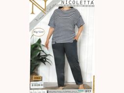 Домашний костюм футболка + брюки 32054