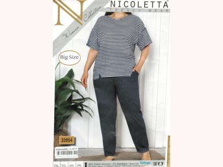 Домашний костюм футболка + брюки 32054