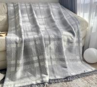 Плед cotton Rajtex 200*220 Зиг-заг деним 21134a