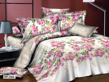 ПР-306 КПБ Райтекс Поплин 2,0 спальный (100%хлопок) 175*215 НА МОЛНИИ