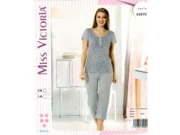 Домашний костюм футболка + бриджи 63079