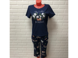 Домашний костюм футболка + брюки 2024КБ