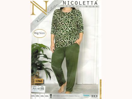 Домашний костюм футболка + брюки 32063