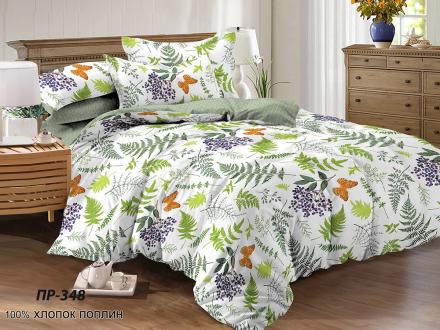 ПР-348 КПБ Райтекс Поплин 2,0 спальный (100%хлопок) 175*215 НА МОЛНИИ