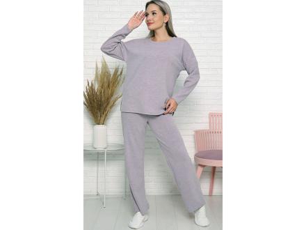 Домашний костюм  футболка с длинным рукавом+брюки 4053