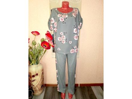 Домашний костюм футболка + брюки ТК - 122