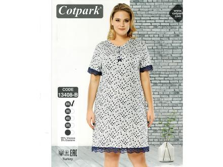 Ночная сорочка с рукавом 13408В