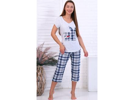 Домашний костюм футбола+бриджи 539