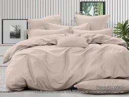 С-Страйп-002 КПБ Райтекс Сатин Дуэт (100%хлопок) Сатин страйп бежевый латте