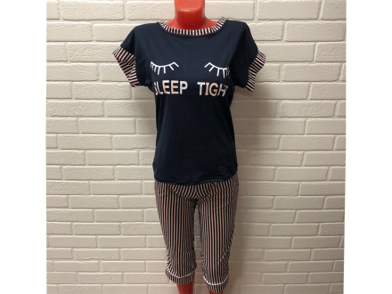 Домашний костюм футболка + бриджи 541 Б