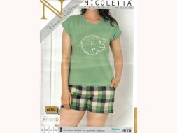 Домашний костюм футболка + шорты 60243