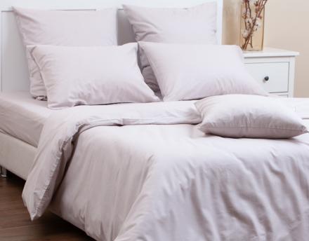 Простыня на резинке 160*200*30 сатин меланж ЛЕН