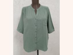 Рубашка женская лен короткий рукав