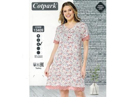 Ночная сорочка с рукавом 13409