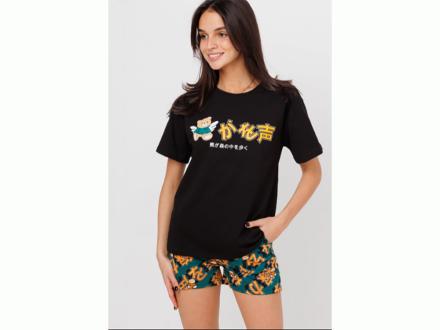 Домашний костюм футболка + шорты 2181КШ