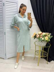 Халат махровый (молния,пуговицы)