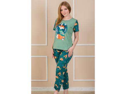 Домашний костюм футболка + брюки 109-10