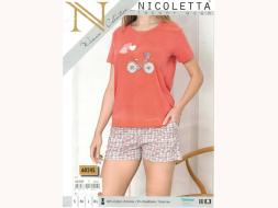 Домашний костюм футболка + шорты 60245