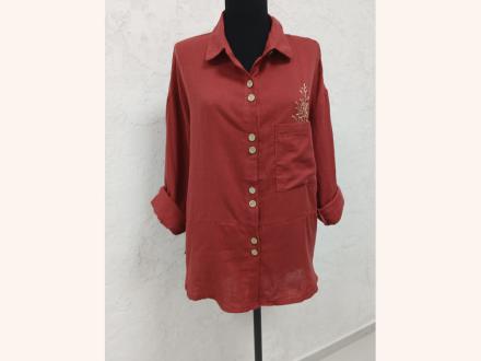 Рубашка женская муслиновая арт.1522