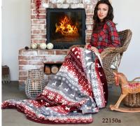 Плед cotton Rajtex 150*200 Снежные узоры 22150a
