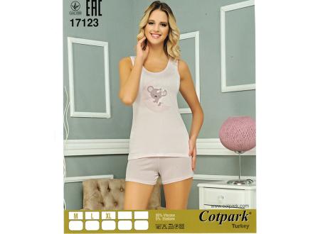 Домашний костюм майка+шорты 17123