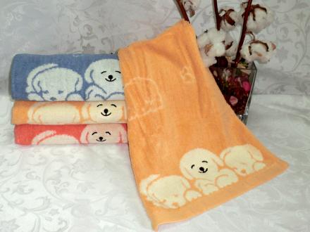 Полотенце махровое Щенок 34*78 Китай (10шт)