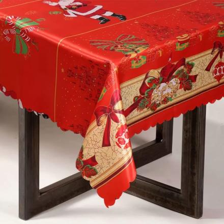 Скатерть ПВХ  Новый год 140*220