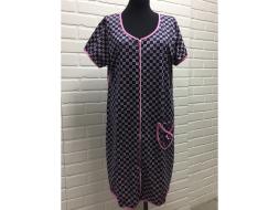 Халат трикотажный на молнии Селена