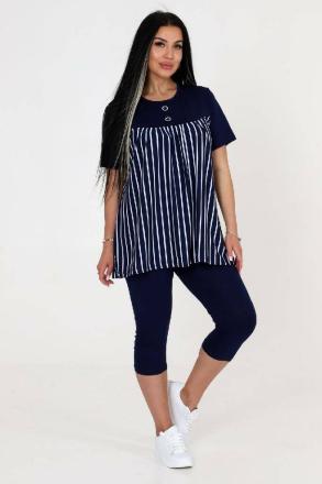 Домашний костюм  футболка +бриджи 3417