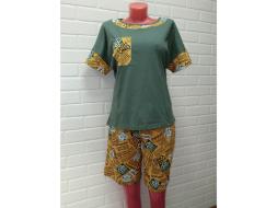 Домашний костюм футболка + шорты К 1251