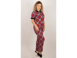 Домашний костюм кофта на пуговицах + брюки 2135