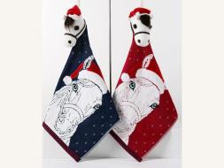 Салфетка Лошадь 36*36 с игрушкой ZXF779